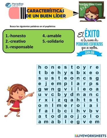 Características de un lider