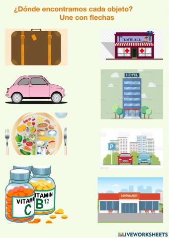 Objetos en la ciudad