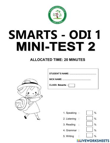 ODI 1 - mIni test 2