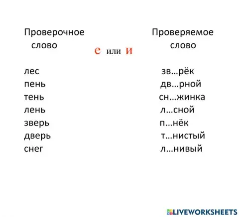 Безударные гласные