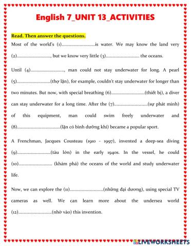 English 7-UNIT 13-Passge 2