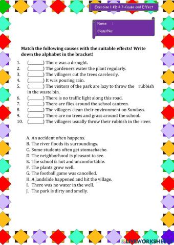 Exercise 1 KD 4.7-Cause and Effect