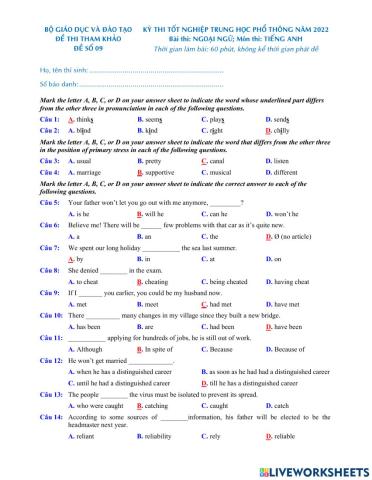 MSE-2022-Đề thi thử số 09