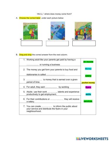 Yr6 Ex Wk15 Where does money come from?