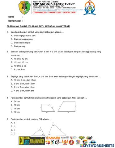 LAT US MAT MATERI KELAS IX