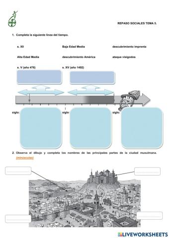SOCIALES 5º Prim EDAD MEDIA