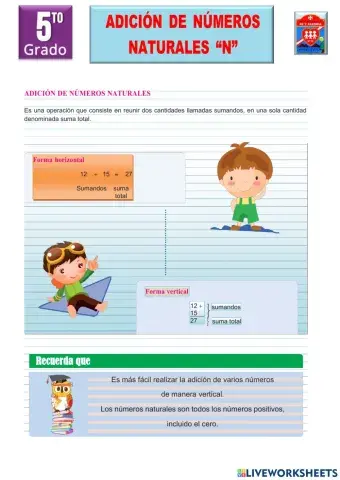 Adición de Números Naturales