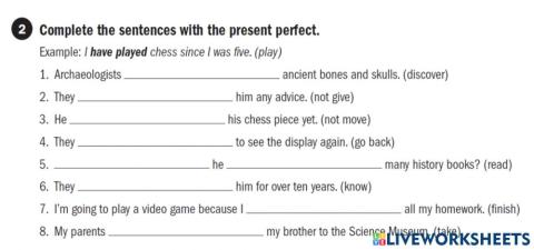 Present perfect