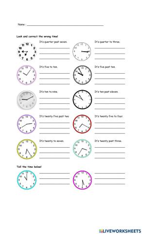 Telling Time