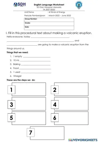 Performing Procedural Text