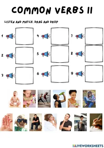 Common verbs II listening