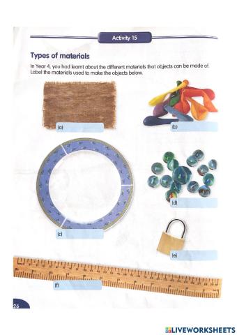 7 types of Materials