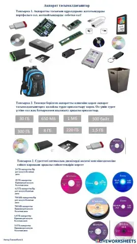 Ақпаратты цифрлық тасымалдағыштар