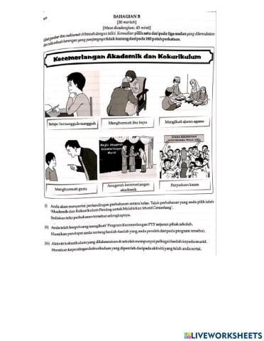 Karangan Bahagian B 30 markah