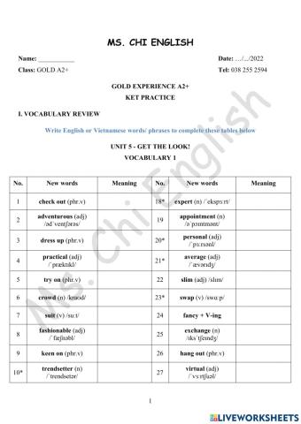 11.04.22-Gold A2+-Revision