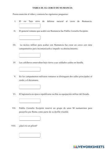 El cerco de numancia