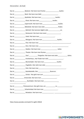 In der Stadt - Gebäude