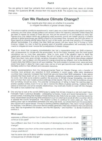 Can we reduce climate change?