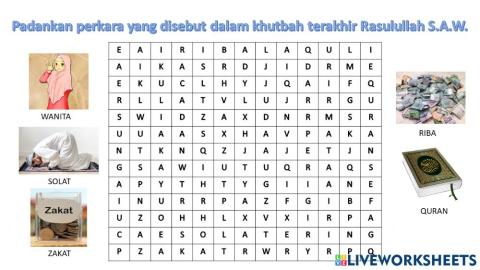 Isi kandungan khutbah terakhir Rasulullah S.A.W.