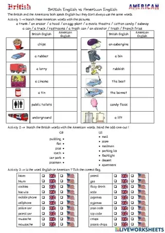 American vs British English