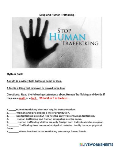 Human Trafficking