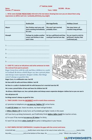 2nd partial exam(5th int)