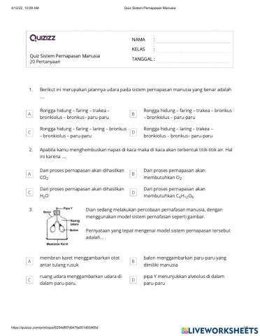 Try outs respirasi 2