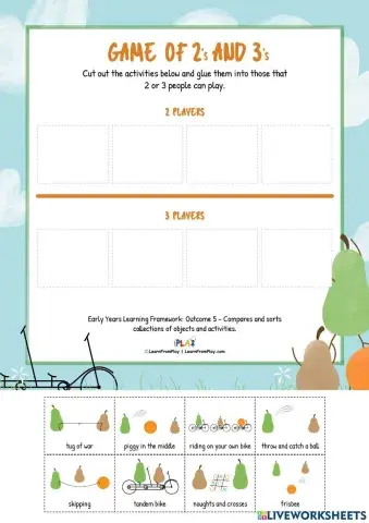 A Pair of Pears and an Orange - Game of 2's and 3's