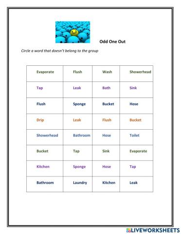 LINC4 Vocabulary. Water conservation