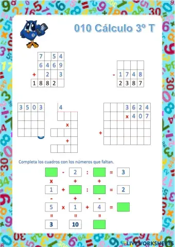 010 Cálculo Tercer Trimestre