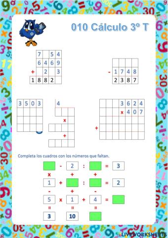 010 Cálculo Tercer Trimestre