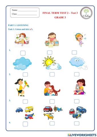 FINAL TERM TEST 2 – Test 3