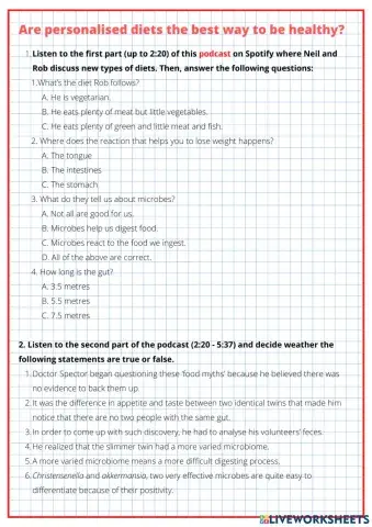 Listening how to be healthy