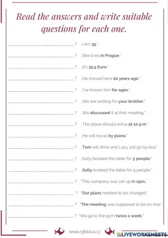 Subject and Object questions