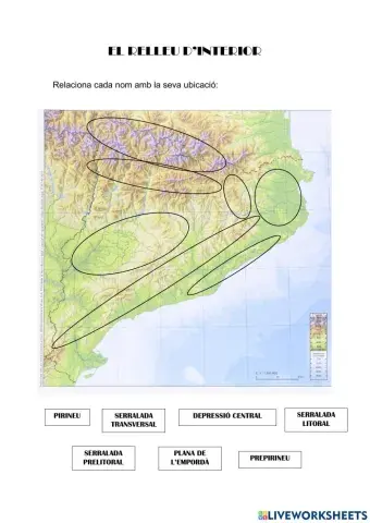 El relleu d'interior