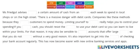 Avoiding debts