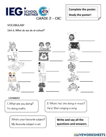 OIC 2-Unit 6-Vocab Review