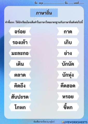 ภาษาถิ่น