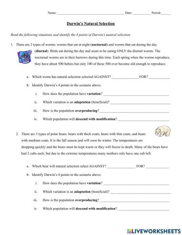 Darwin's Natural Selection