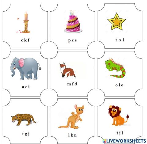 The beginning letters