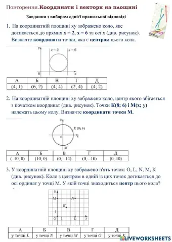 Повторення. Координати і вектори у просторі.
