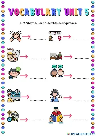 Past times vocabulary