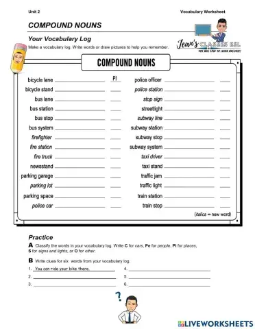TSS Unit 2 Vocabulary Worksheet