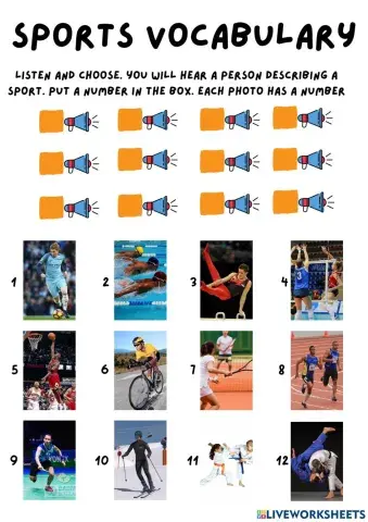 Sports listening comprehension