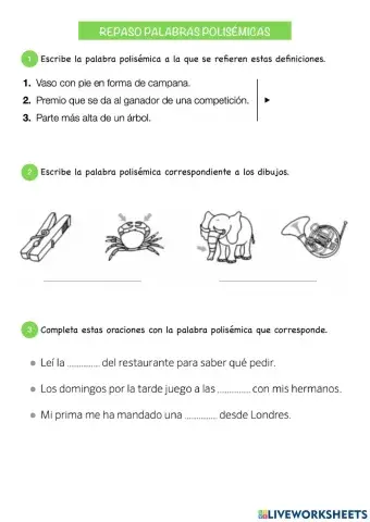 Palabras polisémicas