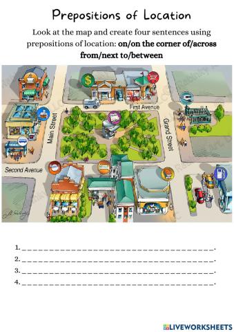 Prepositions of location