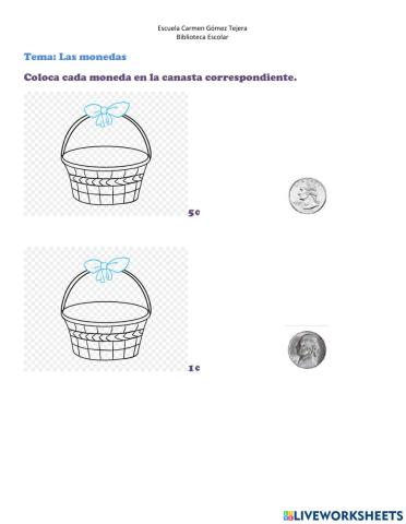 Reconocer monedas