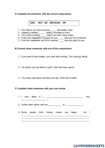 Conjunctions