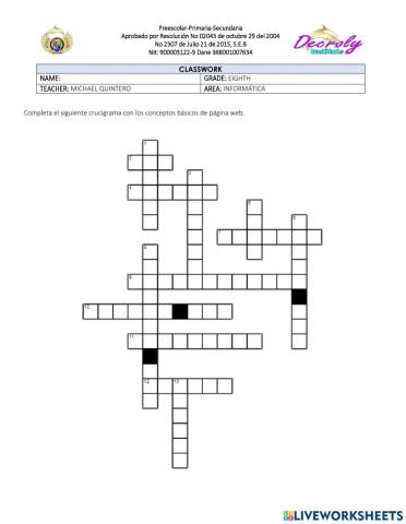 Conceptos básico pagina web