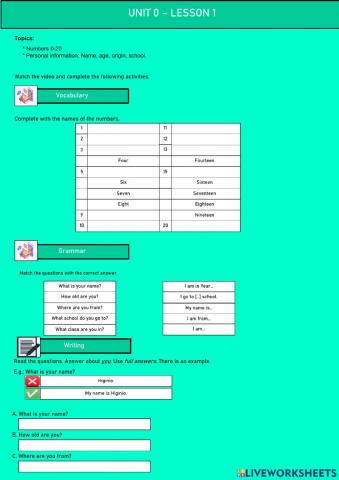 Personal information